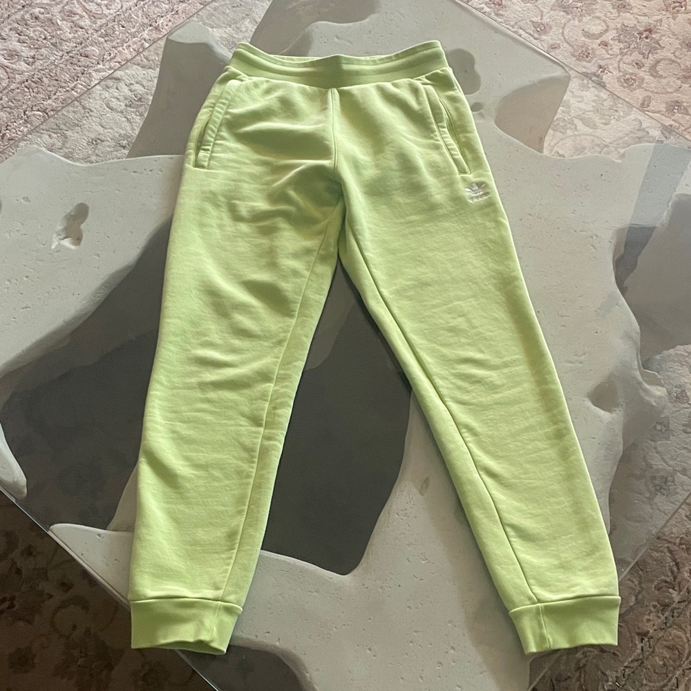 adidas Lime Green Women's Joggers